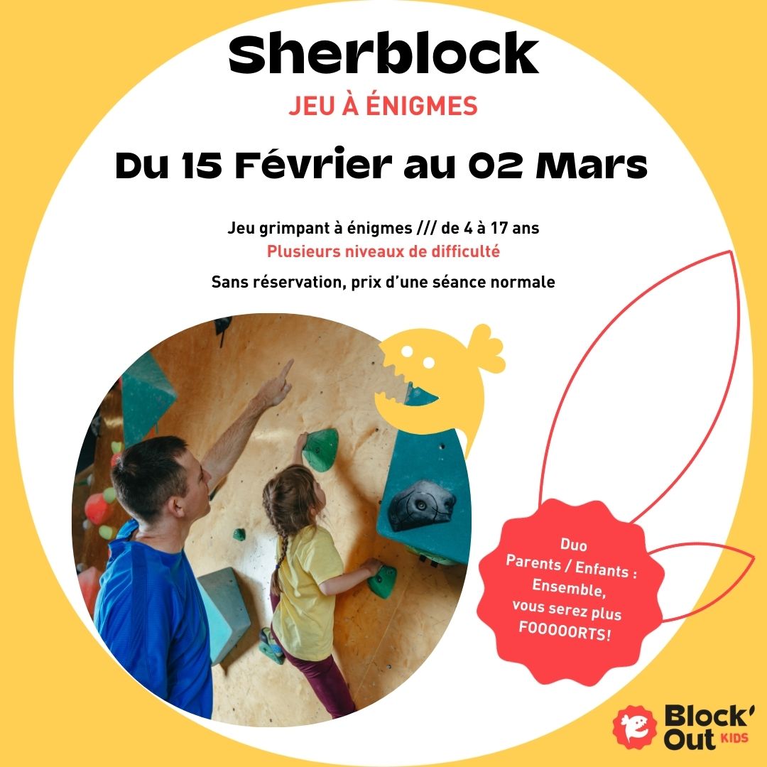  [🕵️‍♀️Venez jouer au SHERBLOCK pendant les vacances de Février]